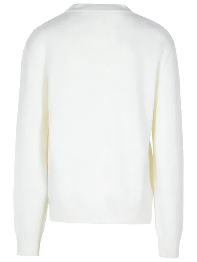 Balmain Off-white Wool ' Kiss' Sweater In White