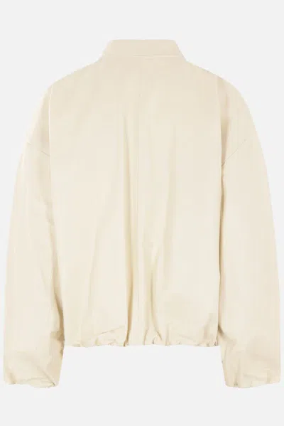 Arma Nova Reversible Bomber Jacket In Beige