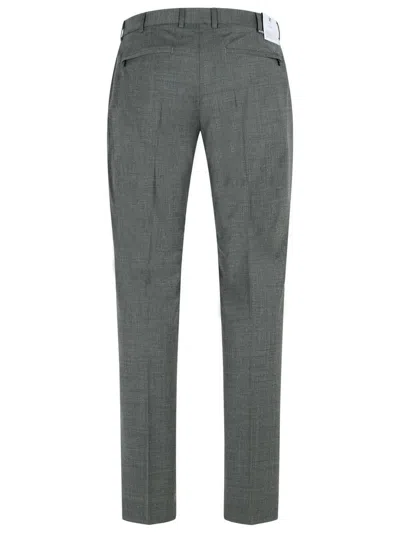 Pt Torino 'epsilo' Grey Polyester Blend Pants In Grey