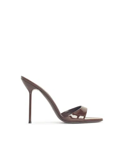 Paris Texas Slip-on High-heeled Sandals In Brown