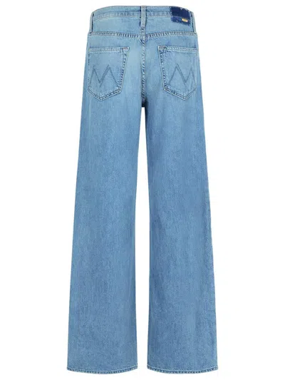 Mother The Bookie High Rise Ankle Wide Leg Jeans In Puzzled In Blue