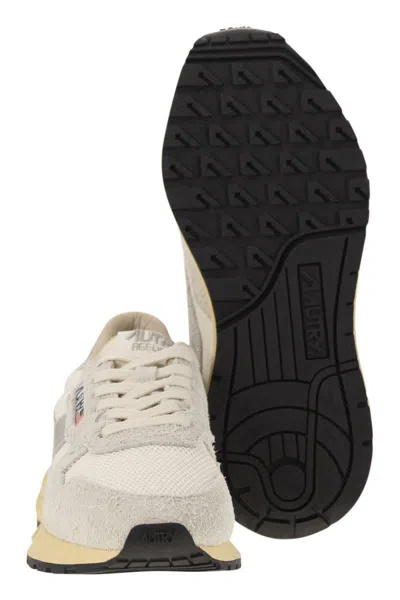 Autry Sneakers Reelwind Low White/silver In Grey/silver