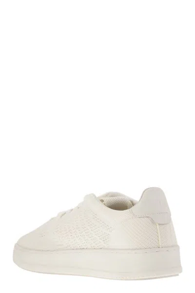 Autry Easeknit - Perforated Fabric Trainers In White