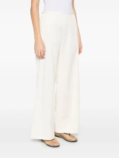 Forte Forte Twill Straight-leg Trousers In Multicolor
