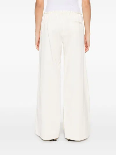 Forte Forte Twill Straight-leg Trousers In Multicolor