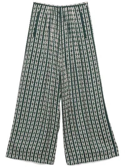 Shop Forte Forte Women Dr Relaxed Pantalone In Multicolor