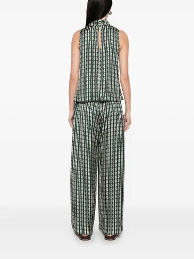 Forte Forte Geometric-print Top In Multicolor