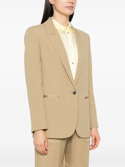 Forte Forte Single-breasted Blazer Jacket In Multicolor