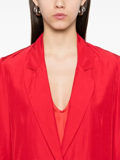 Forte Forte Single-breasted Blazer Jacket In Multicolor