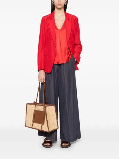 Forte Forte Single-breasted Blazer Jacket In Multicolor