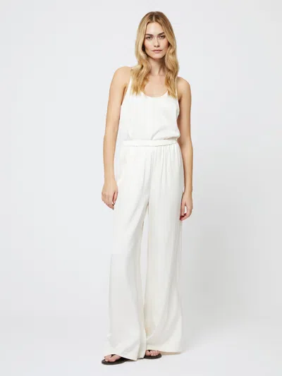 French Connection Ennis Satin Elasticated Trouser  Trousers In Cream