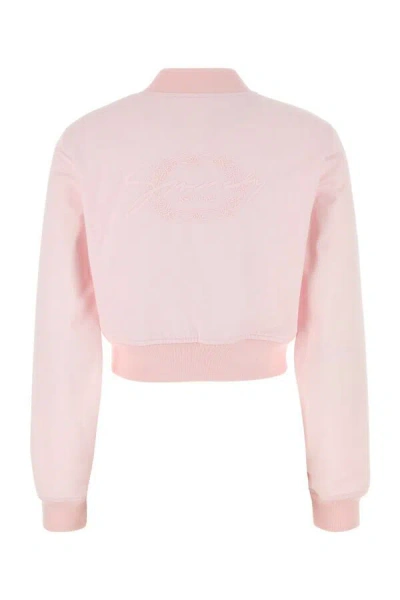 Givenchy Cropped Cotton Bomber Jacket In Multicolor