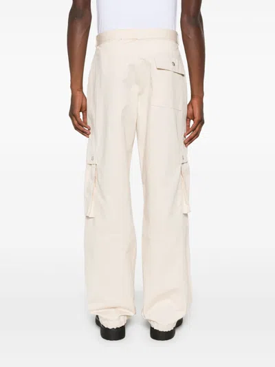 Jacquemus Cargo Gabardine Trousers In Multicolor