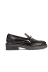 RAG & BONE Curtis textured patent-leather loafers