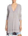 Free People Queen Of Hearts Hooded Tunic In Taupe