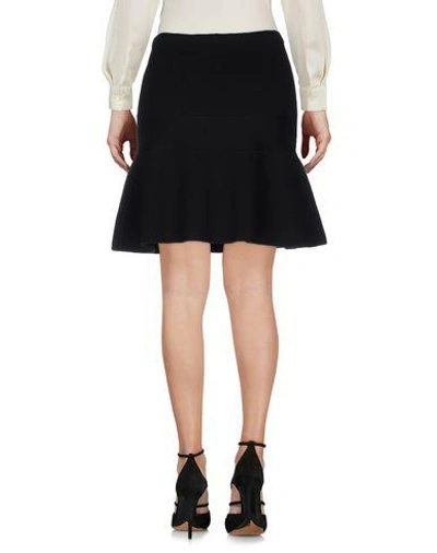 Shop Neil Barrett Knee Length Skirt In Black