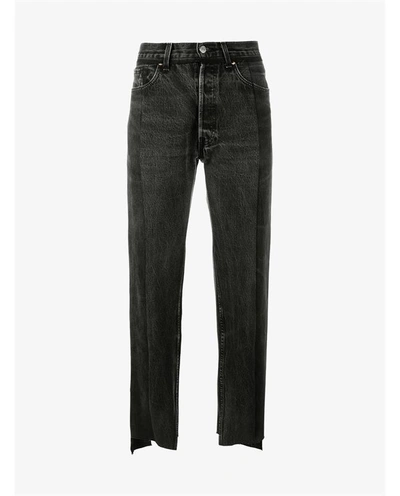 Vetements Black Levi's Edition Classic Reworked Denim Jeans