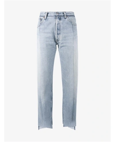 Shop Vetements Reworked Denim Jeans
