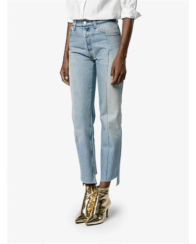 Shop Vetements Reworked Denim Jeans