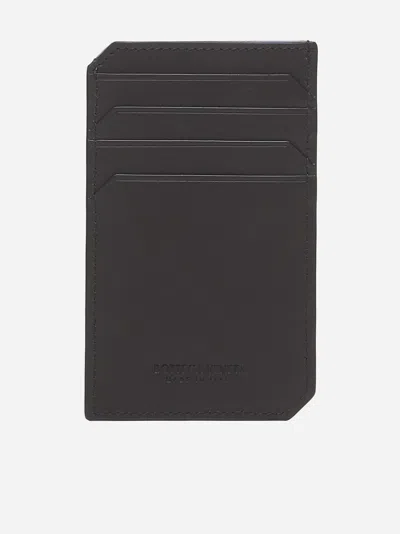 Bottega Veneta Khaki Intrecciato Piccolo Vertical Card Holder In Fondant