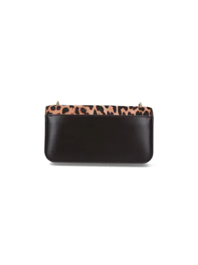 Tory Burch Logo Shoulder Bag In Brown
