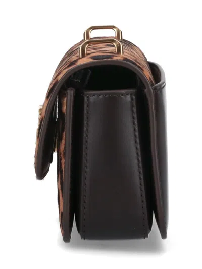 Tory Burch Logo Shoulder Bag In Brown