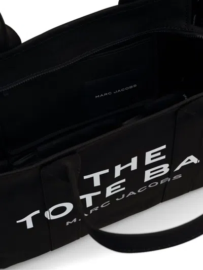 Marc Jacobs The Tote Bag Canvas Shoulder Bag In Black