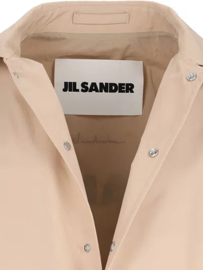 Jil Sander Blouson 03 Casual Jacket In Beige Cotton In Beige