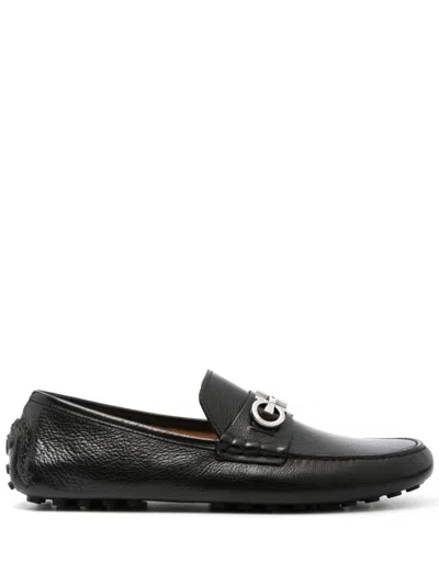 Ferragamo Gancini Driver Loafers In Multicolor