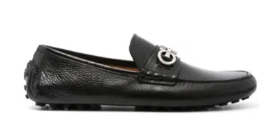Ferragamo Gancini Driver Loafers In Multicolor