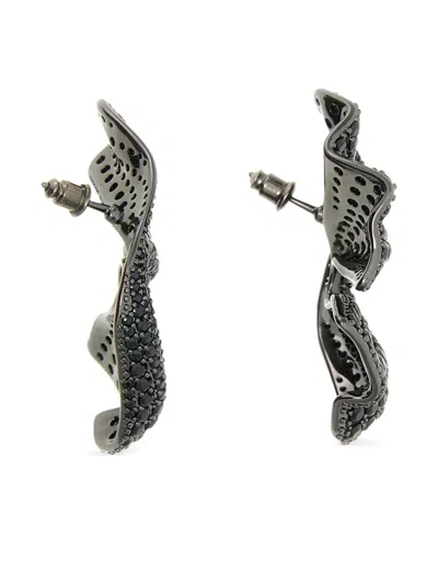 Ferragamo An Drape Embellished Ring In Multicolor