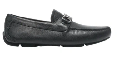 Ferragamo Gancini Leather Loafers In Multicolor
