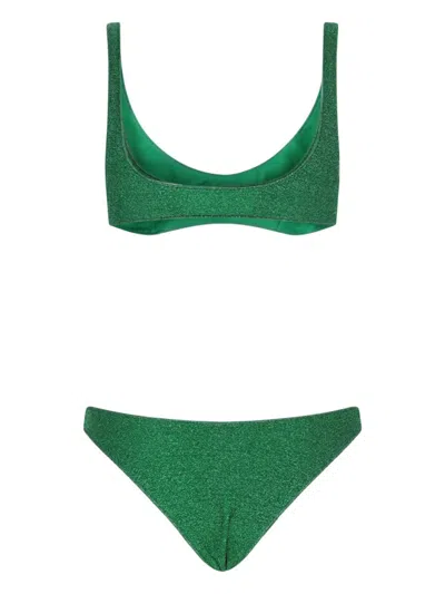 Oseree Bikini Set With Luminous In Green