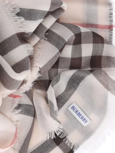 Burberry Scarves In White