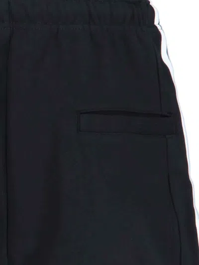Y-3 Striped Waistband Shorts Back Pocket In Black