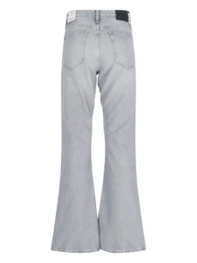 Calvin Klein Jeans Mr Relaxed Flare-mid Grey In Grey
