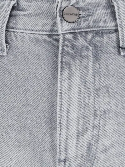 Calvin Klein Jeans Mr Relaxed Flare-mid Grey In Grey