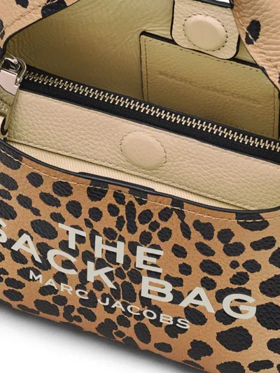 Marc Jacobs Multicolor Leather Totes In Black
