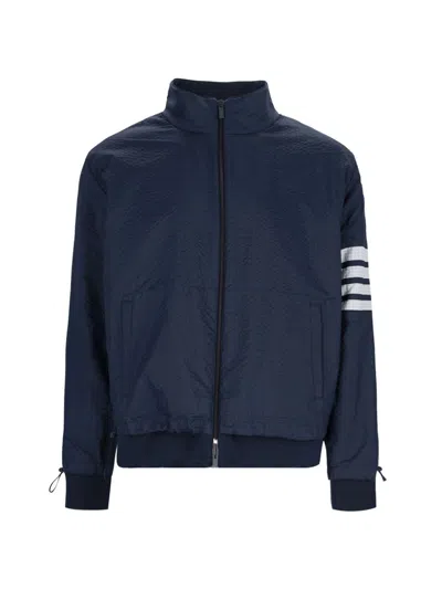 Thom Browne Reversible Jacket In Blue