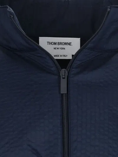 Thom Browne Reversible Jacket In Blue