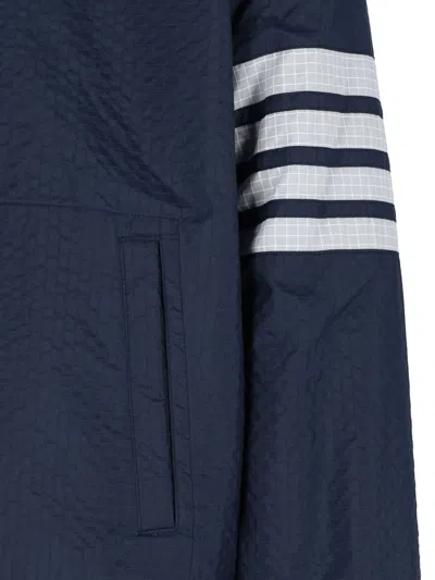 Thom Browne Reversible Jacket In Blue