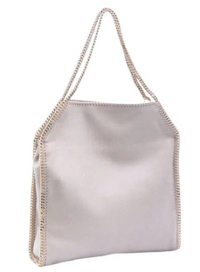 Stella Mccartney Foldable Falabella Tote Bag In Butter/cream