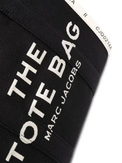 Marc Jacobs Structured Medium Tote With Dual Handles In Black