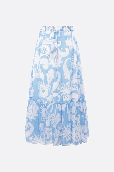 Etro Women's Paisley-print Maxi Skirt In Multicolor