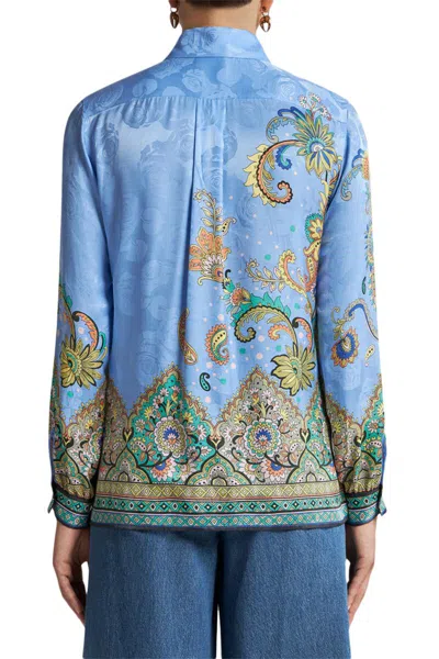 Etro Printed Shirt In Multicolor