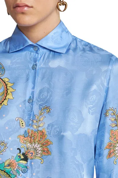 Etro Printed Shirt In Multicolor