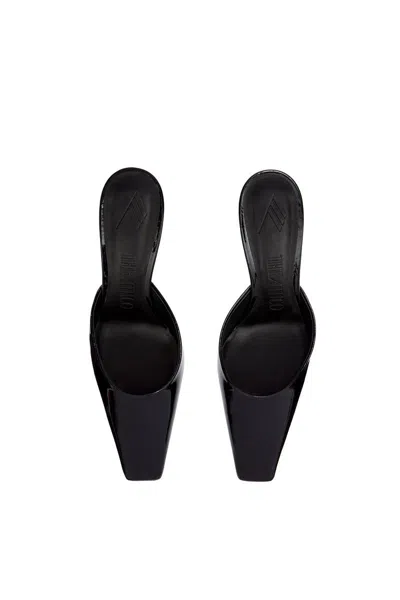 Attico Mule ''juno'' Black In Black
