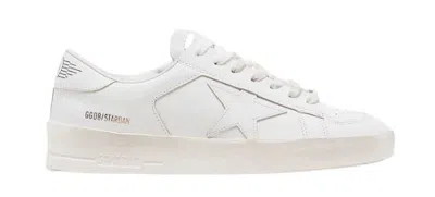 Golden Goose Flat Shoes In Optic White