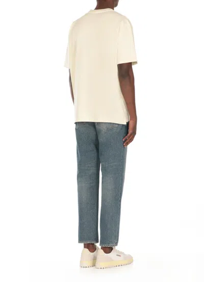 Shop Autry T-shirts And Polos In Beige