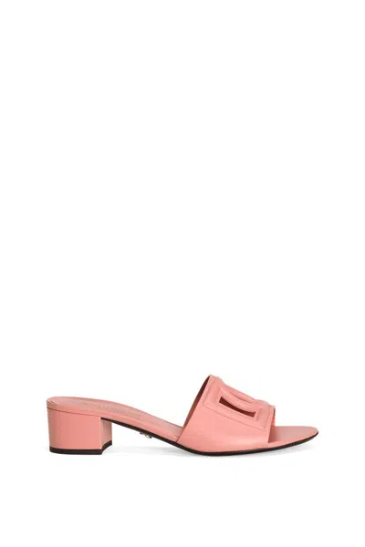 Dolce & Gabbana 40mm Bianca Sandals In Pink